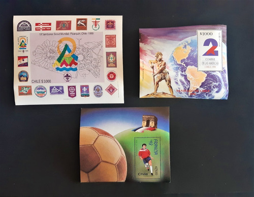 Sellos Chilenos Año 1998 Mint