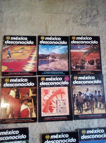  Mexico Desconocido Lote 21 Revistas De 1993 A 1995