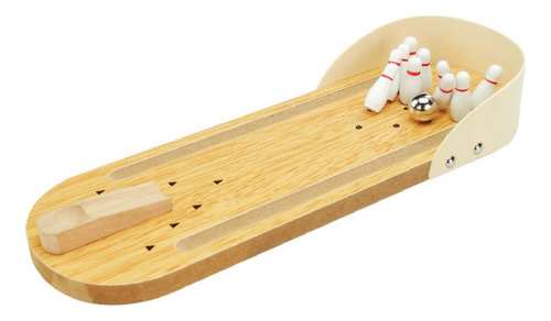 Mini Boliche Juego De Mesa Portátil Juguete Creativo