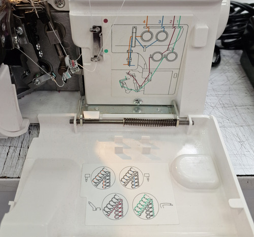 Maquina De Coser Overlock Janome 7034d Blanco (Usado)