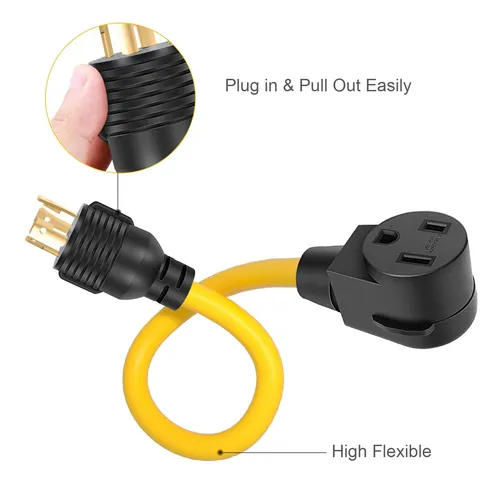 Rophor Cable Adaptador De Soldador, L14-30p Twist Lock Macho