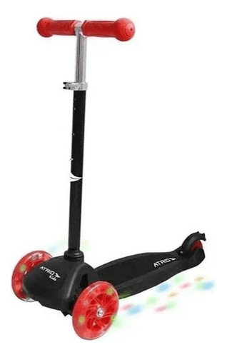 Patinete Infantil Atrio 3 Rodas Led Preto - Es358