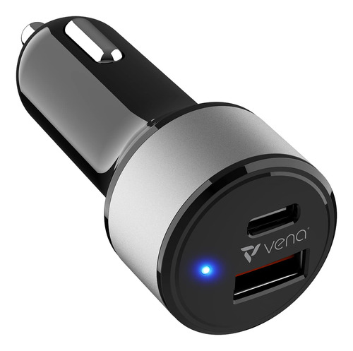 Vena Cargador De Coche Usb C De 30 W, (entrega De Energía 3