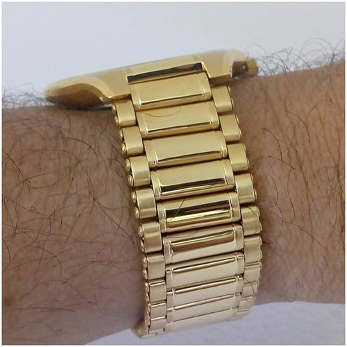 Relógio Vip Mh301 Masculino Banhado A Ouro Original Luxo