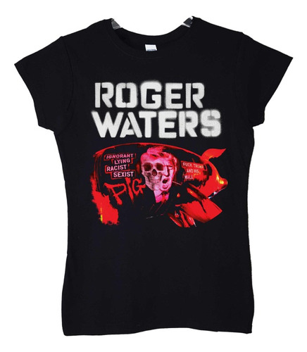 Polera Mujer Roger Waters Trump Rock Abominatron