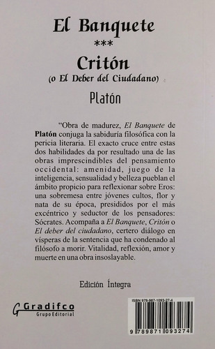 El Banquete / Critón - Platón