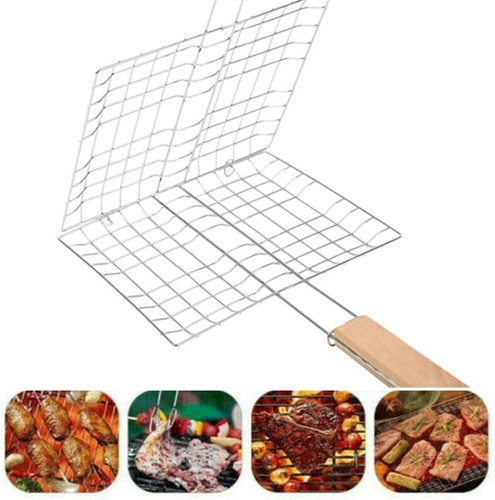 Cesta Pleglable Para Barbacoa 39 X 21 Cm