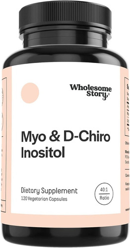 Myo - Inositol Y D - Chiro Inositol De 120 Caps De Eeuu