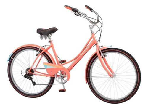 Bicicleta Schwinn Para Mujer De 26  Color Coral