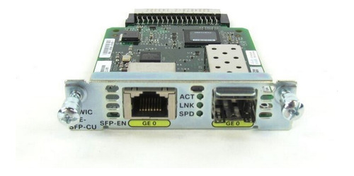 Tarjeta Cisco Ehwic-1ge-sfp-cu Para Router Isr 2900 Y 3900