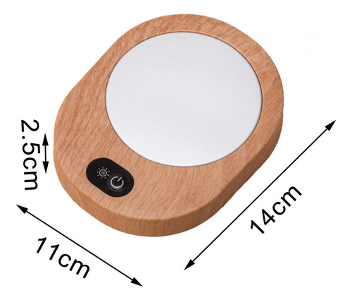 Taza De Agitación Automática Posavasos Calentado Por Usb