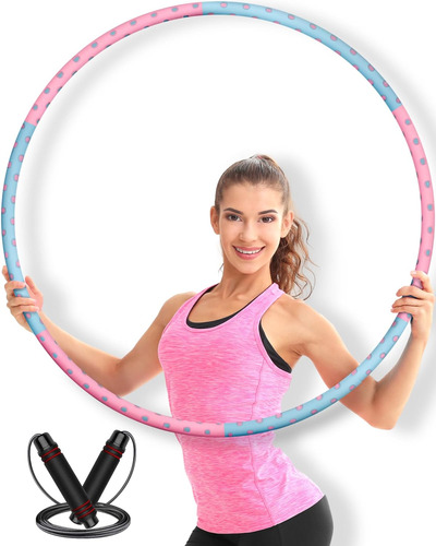 Hula Hoop Con Peso Para Mujer, Aro De Ejercicio Estable Con 