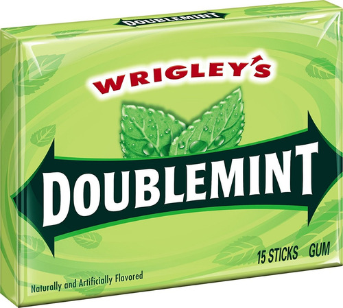 Doublemint Wrigley Chicles 15u - 10 Cajas