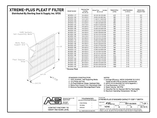 Llave Plisada Sterling Seal Kp-5251079133x6 Purolator Extend