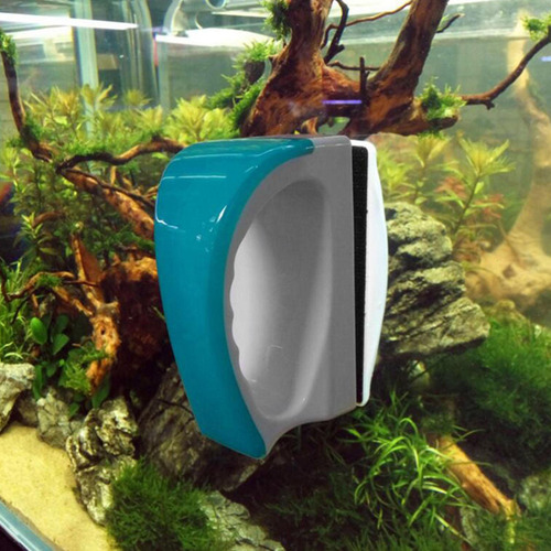 2 Mini Cepillos Magnéticos Para Peceras De Acuario