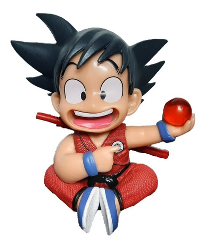 Figura Goku Niño Dragon Ball Sentado Anime 