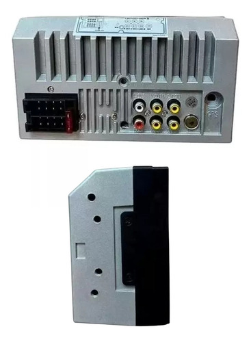 Central Mp5 Multimidia Com Camera Ré + Moldura 2din Gol G5 Cor Prata