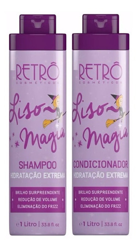 Retrô Liso Magia Shampoo + Condicionador 2x1 Litro