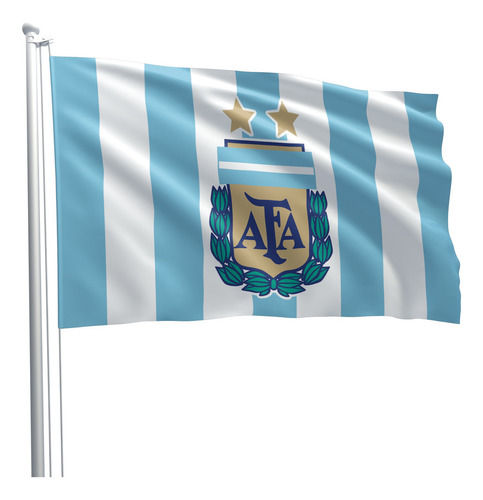 Bandeira Seleção Time Futebol Argentina Copa 80x140cm Oxford