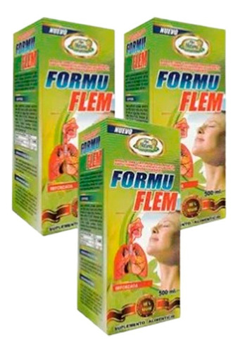 3 X 49 Soles | Formu Flem (expectorante) Mas Natural 500ml