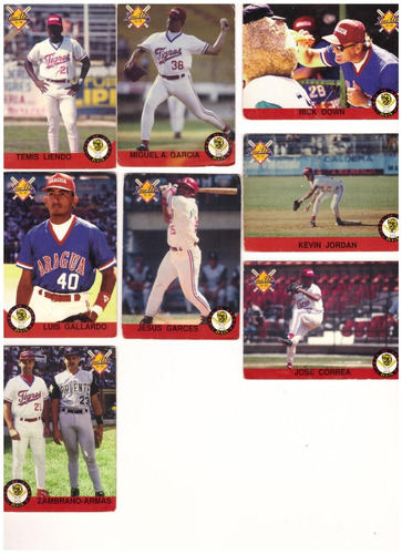 Barajitas Line Up 94-95 Tigres De Aragua