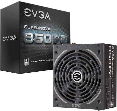 Fuente Poder Evga 850w P2 80 Plus Platinum Atx 220-p2-0850-x