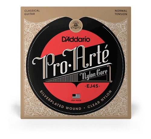 Cuerdas De Nylon D'addario Pro Arte Normal Tension Ej45