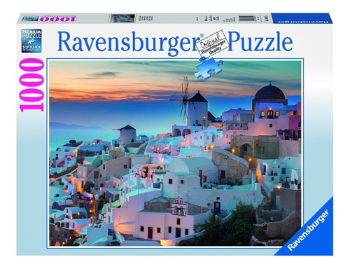 Ravensburger 1000 Pzs Tarde En Santorini 19611 Rdelhobby Mza