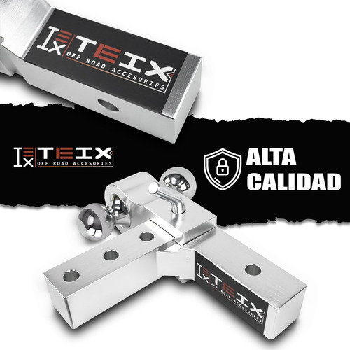 Enganche De Remolque Ajustable Altura Y Posicion Aluminio