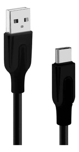 Cable Usb Tipo C Only 3,1a Liso 1 Metro Color Negro