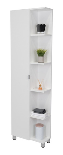 Mueble Esquinero Urano Alto 178 X Ancho 51 Rta Color Blanco