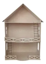 Comprar Casa De Muñeca Premium De Madera Fibrofacil Infantil  