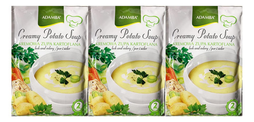 Mezcla De Sopa Cremosa De Papa Estilo Polaco Adamba, Paquete