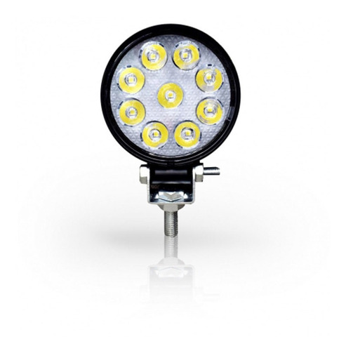 Farol De Milha Led Redondo 27w 9leds 6000k Ip67 Kauai K9006