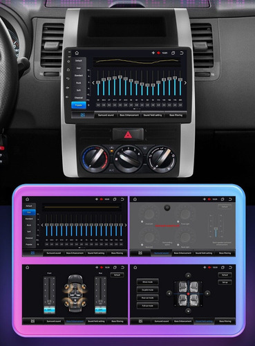 Estereo Nissan Xtrail Old 08-12 Carplay 2+32 Android14+ Base
