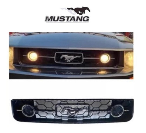 Parrilla Frontal Superior Mustang Gt 2005/09 Retro