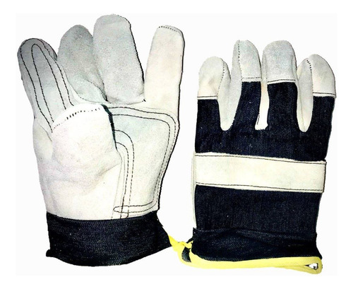 Guantes De Carnaza Tipo Pistola Reforzados