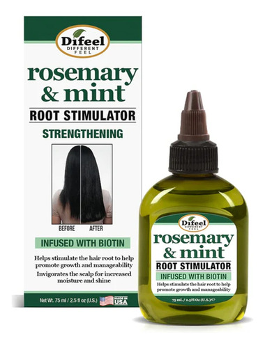 Tratamiento Rosemary & Mint Difeel Crecimiento Para Cabello