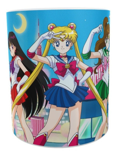 Sailor Moon Taza Importada Ceramica Usagi Serie Retro