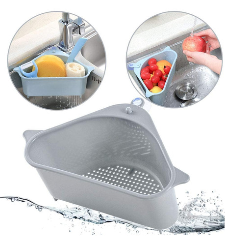 Colador Escurridor Desperdicios Canastilla Fregadero Cocina Color Color Al Azar