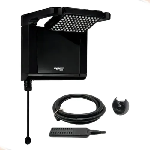 Ducha Acqua Star Preto 220v 6800w Lorenzetti P/box Pequeno