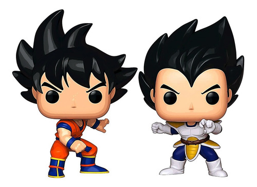 Funko Pop! Dragon Ball Z Goku #615 Y Vegeta #614 Originales (Usado)