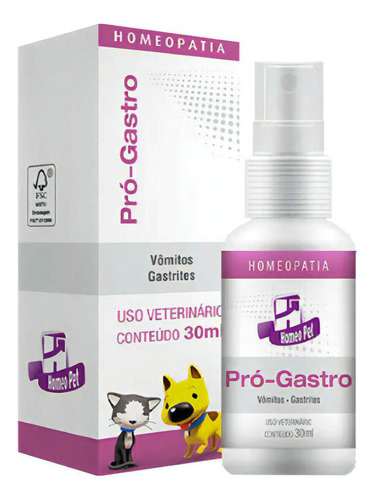 Pro Gastro Homeopet 30ml Cães E Gatos