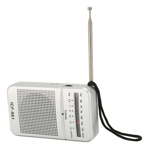 Rádio De Bolso Am Fm Professional De Alta Sensibilidade Mp3