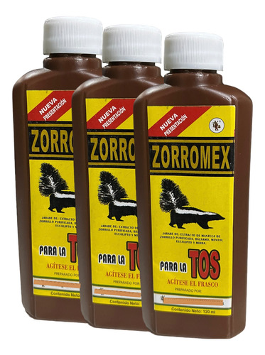 3 Pz Zorromex. Con Miel Y Envío
