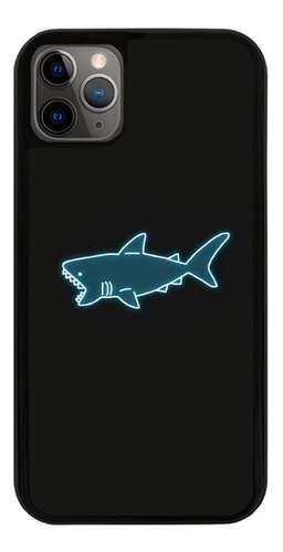 Funda Uso Rudo Tpu Para iPhone Tiburon Animales Mar Negro 02