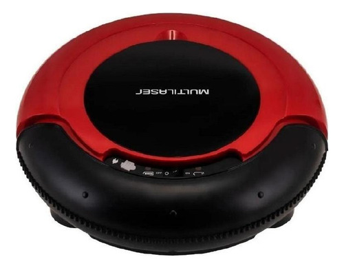Multilaser Ho041 aspirador robô multifunção vermelho e preto