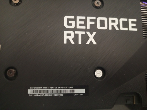 Tarjeta De Vídeo Geforce Rtx 3060 Ti Ventus 2x 8g