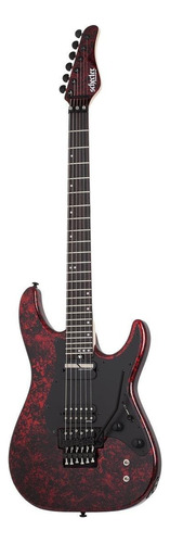 Guitarra eléctrica Schecter Sun Valley Super Shredder FR S de caoba red reign con diapasón de ébano