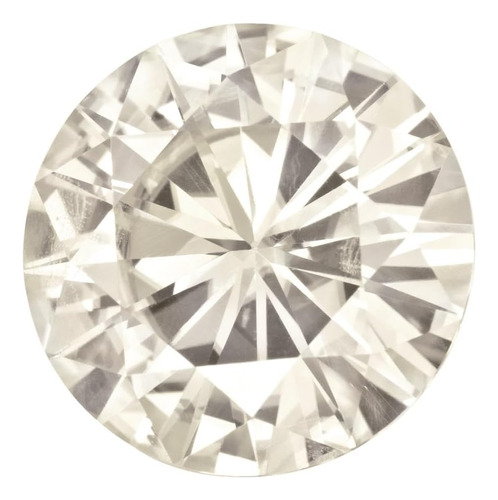 Moissanite, True Light, H Color, 10mm Round Traditional Cut 